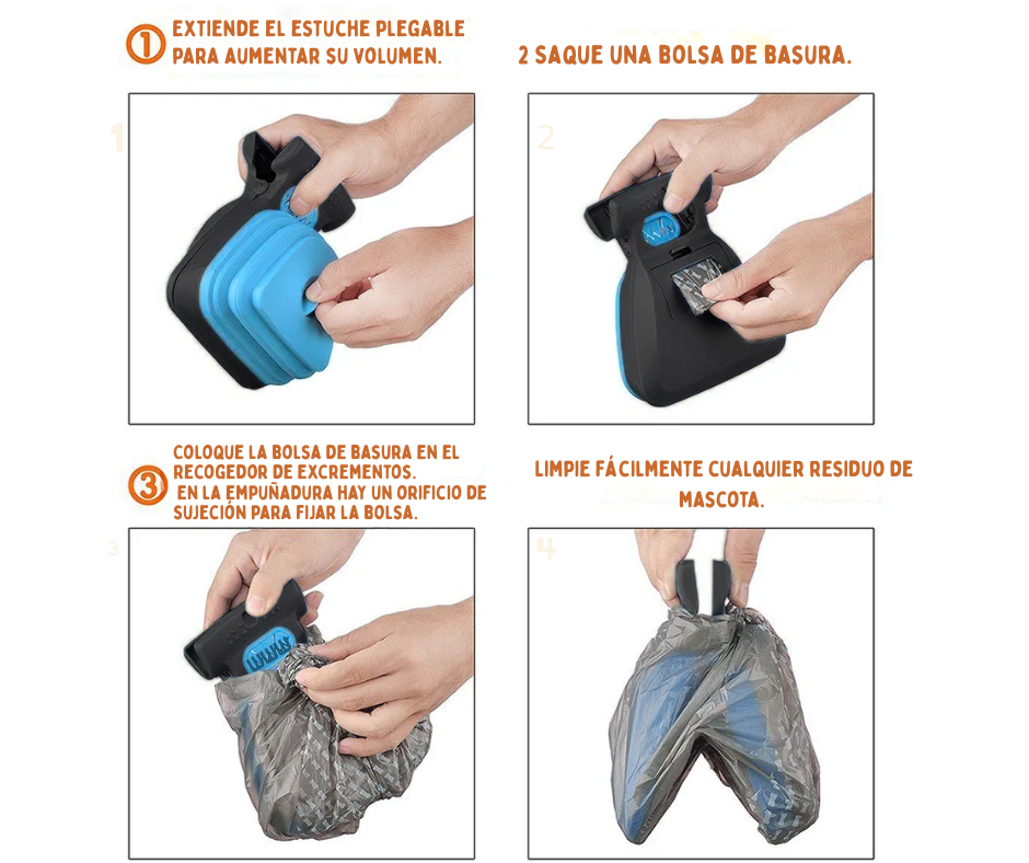 Recogedor de escremento para perro