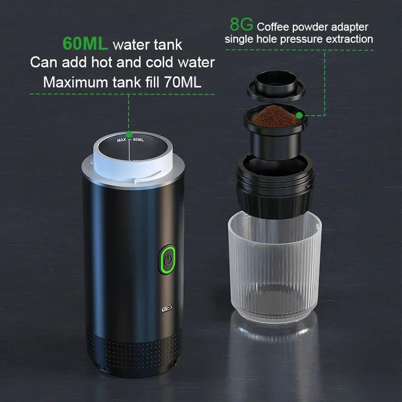 Cafetera electrica Portable Espresso