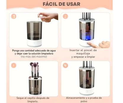 Limpiador de brochas electrico