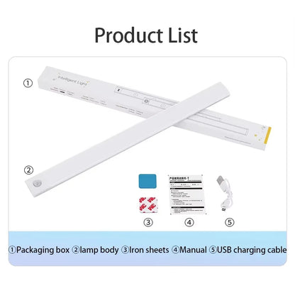 Barra luz led con sensor de movimiento